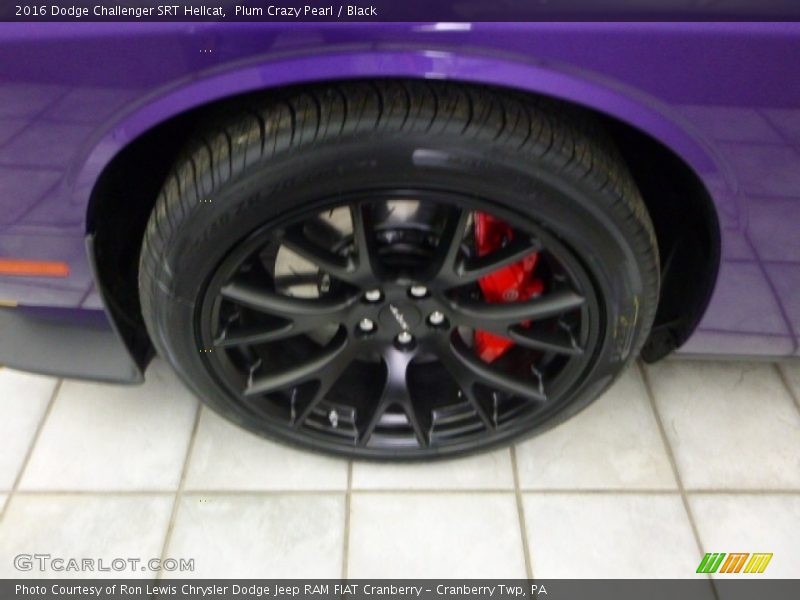 Plum Crazy Pearl / Black 2016 Dodge Challenger SRT Hellcat