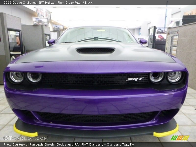 Plum Crazy Pearl / Black 2016 Dodge Challenger SRT Hellcat