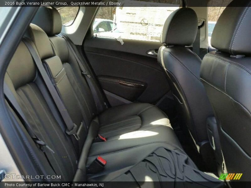 Quicksilver Metallic / Ebony 2016 Buick Verano Leather Group