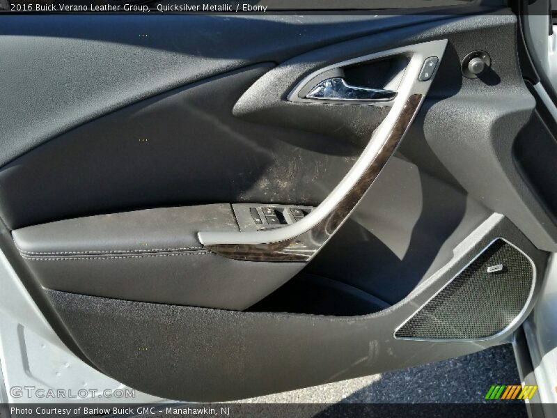 Quicksilver Metallic / Ebony 2016 Buick Verano Leather Group