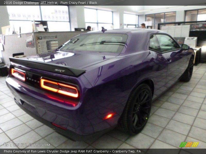 Plum Crazy Pearl / Black 2016 Dodge Challenger SRT Hellcat