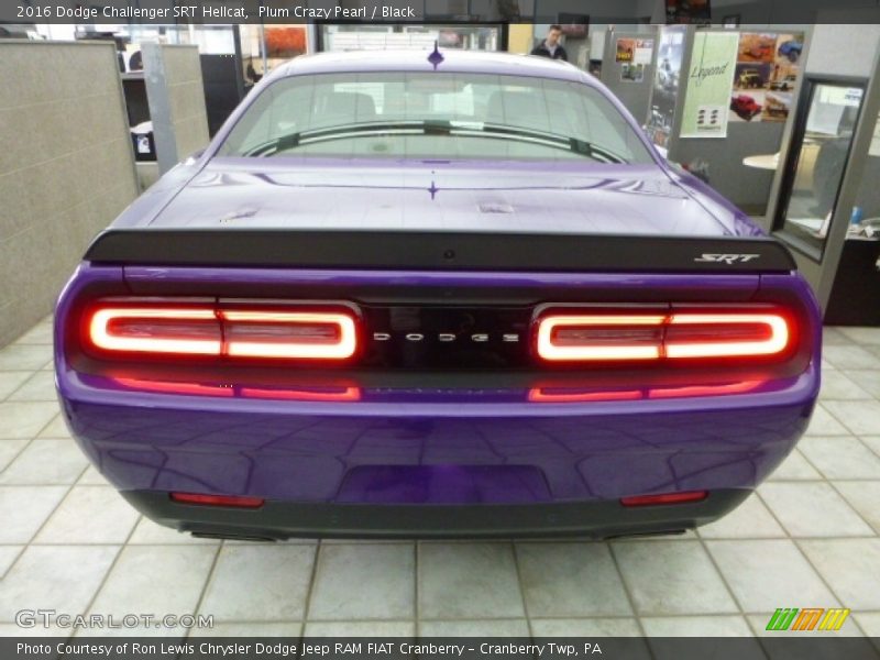 Plum Crazy Pearl / Black 2016 Dodge Challenger SRT Hellcat
