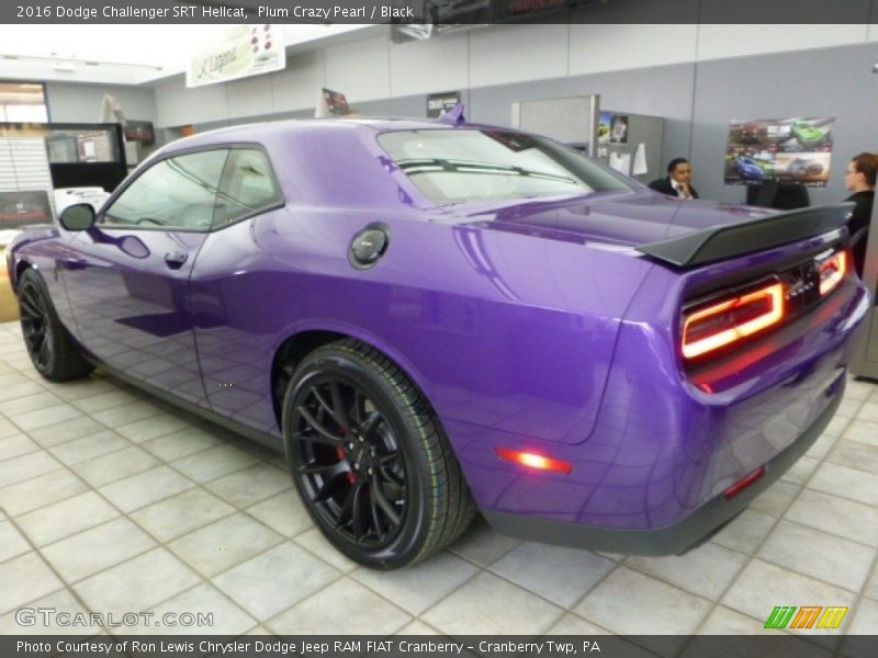 Plum Crazy Pearl / Black 2016 Dodge Challenger SRT Hellcat