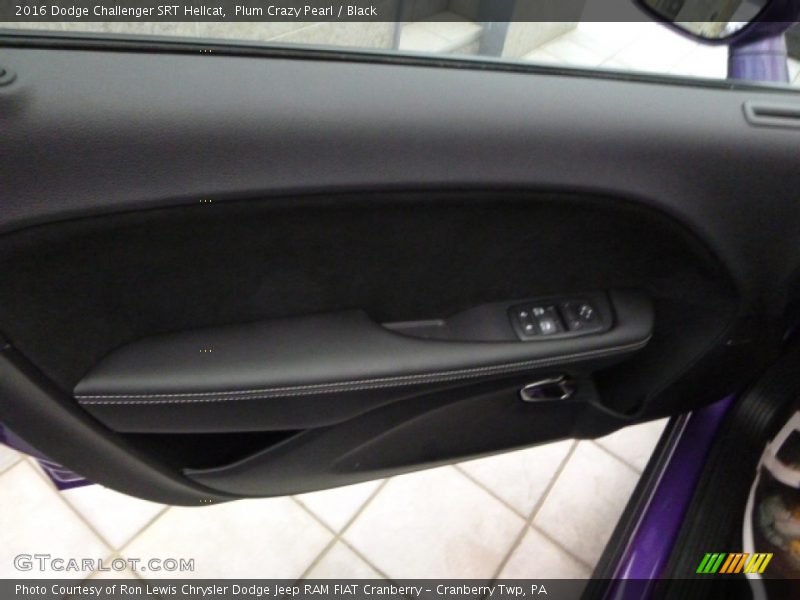 Plum Crazy Pearl / Black 2016 Dodge Challenger SRT Hellcat