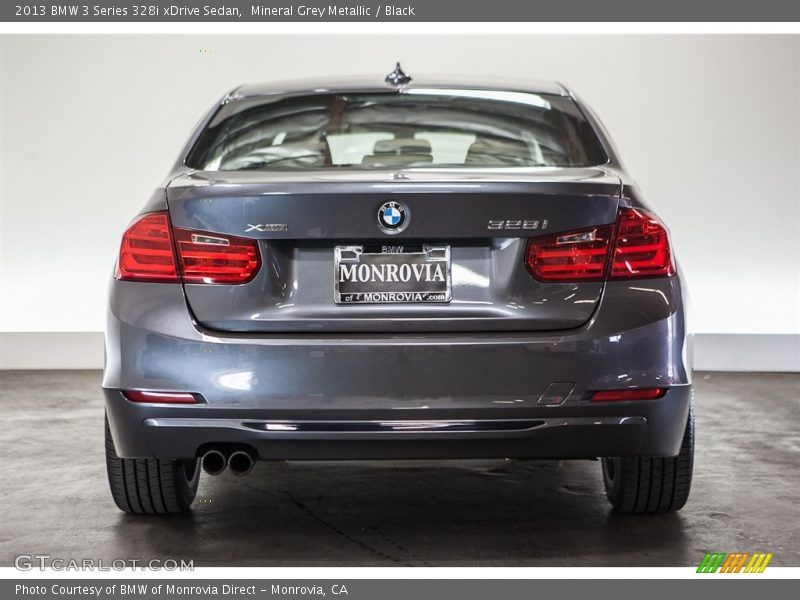 Mineral Grey Metallic / Black 2013 BMW 3 Series 328i xDrive Sedan
