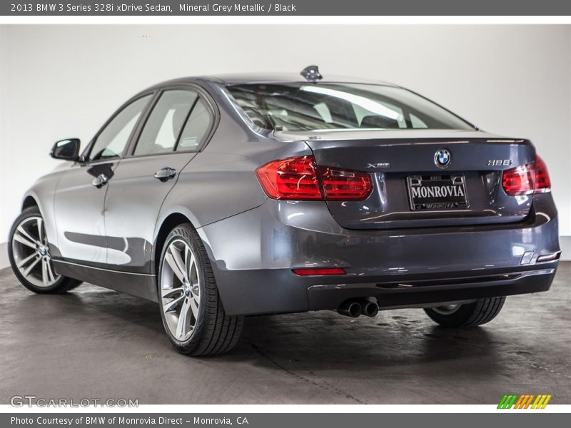Mineral Grey Metallic / Black 2013 BMW 3 Series 328i xDrive Sedan
