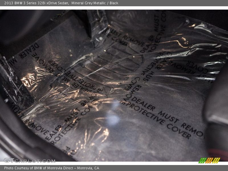 Mineral Grey Metallic / Black 2013 BMW 3 Series 328i xDrive Sedan