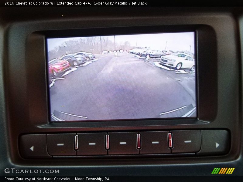 Cyber Gray Metallic / Jet Black 2016 Chevrolet Colorado WT Extended Cab 4x4