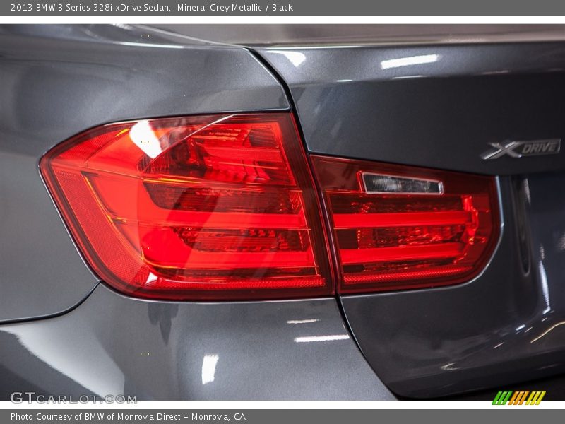Mineral Grey Metallic / Black 2013 BMW 3 Series 328i xDrive Sedan