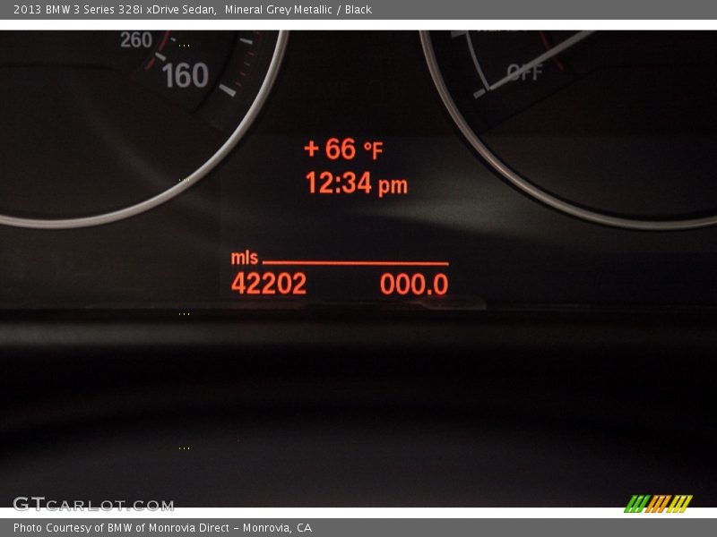Mineral Grey Metallic / Black 2013 BMW 3 Series 328i xDrive Sedan