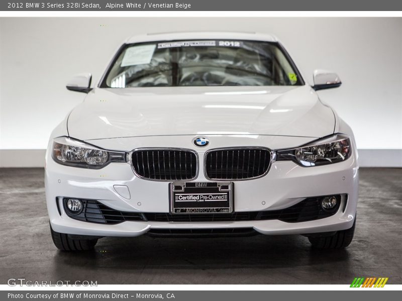 Alpine White / Venetian Beige 2012 BMW 3 Series 328i Sedan