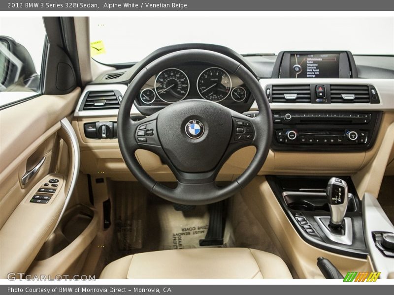 Alpine White / Venetian Beige 2012 BMW 3 Series 328i Sedan