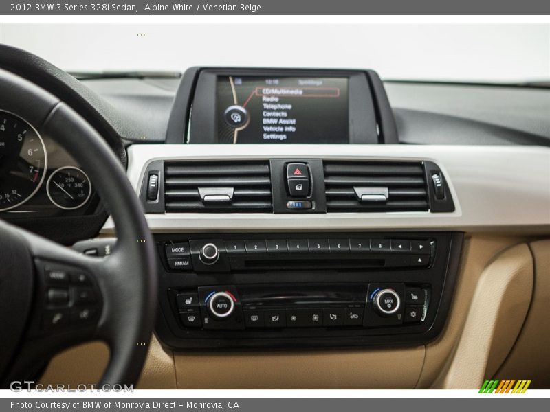 Alpine White / Venetian Beige 2012 BMW 3 Series 328i Sedan