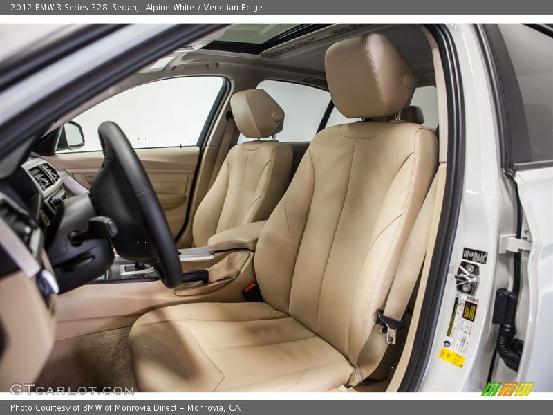 Alpine White / Venetian Beige 2012 BMW 3 Series 328i Sedan