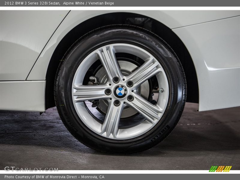 Alpine White / Venetian Beige 2012 BMW 3 Series 328i Sedan