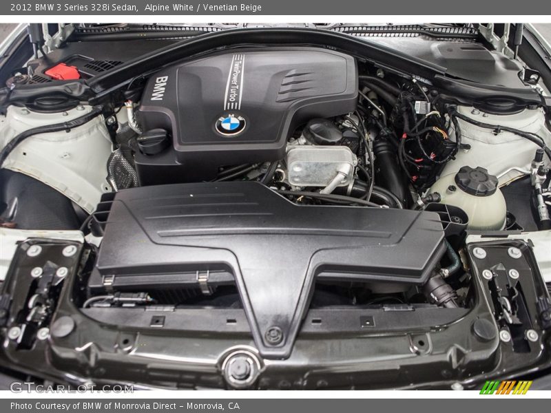 Alpine White / Venetian Beige 2012 BMW 3 Series 328i Sedan