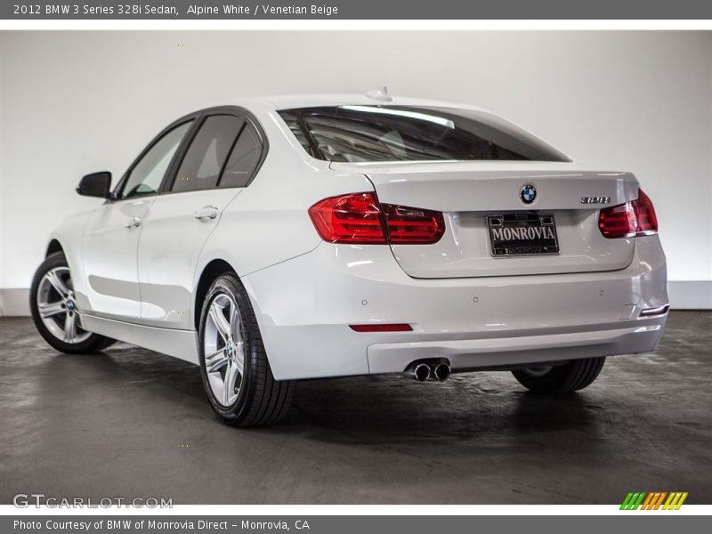 Alpine White / Venetian Beige 2012 BMW 3 Series 328i Sedan