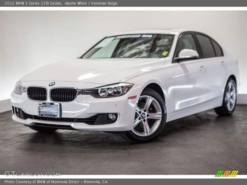 Alpine White / Venetian Beige 2012 BMW 3 Series 328i Sedan