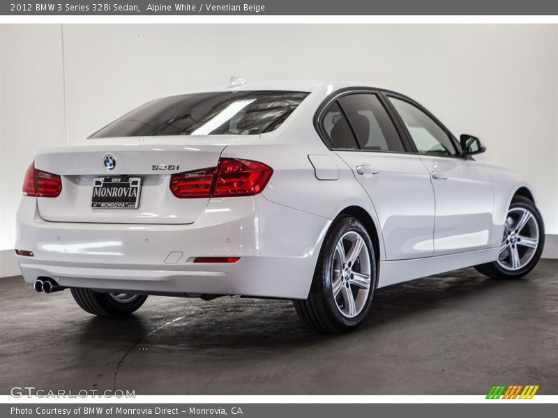 Alpine White / Venetian Beige 2012 BMW 3 Series 328i Sedan