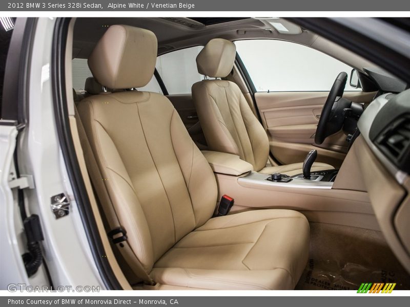 Alpine White / Venetian Beige 2012 BMW 3 Series 328i Sedan