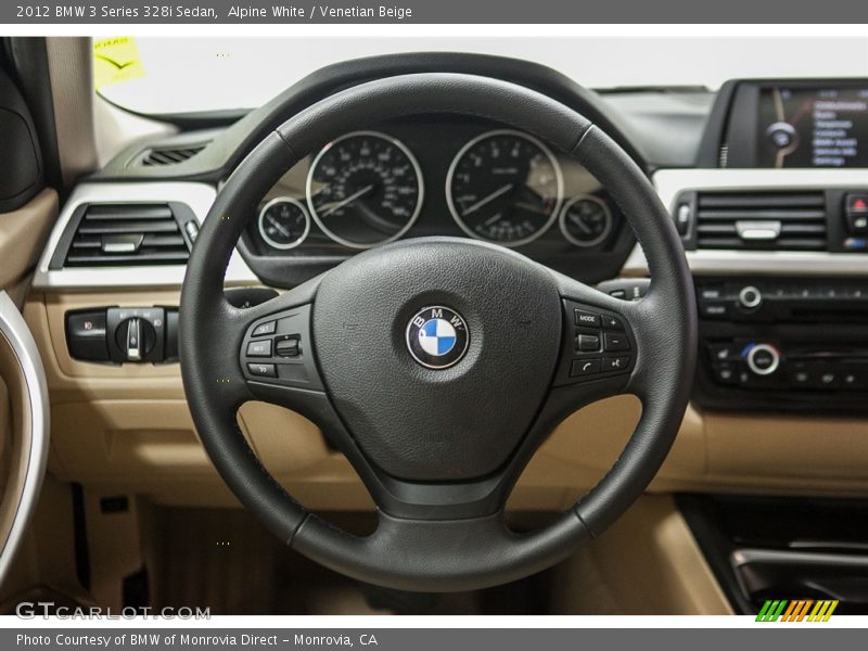 Alpine White / Venetian Beige 2012 BMW 3 Series 328i Sedan