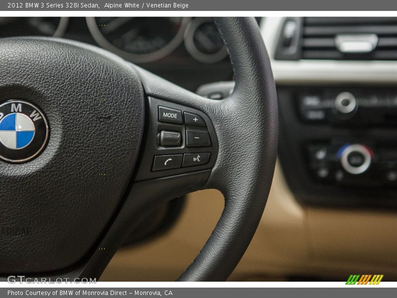 Alpine White / Venetian Beige 2012 BMW 3 Series 328i Sedan