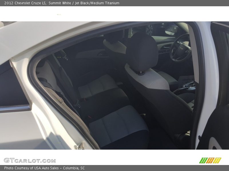 Summit White / Jet Black/Medium Titanium 2012 Chevrolet Cruze LS