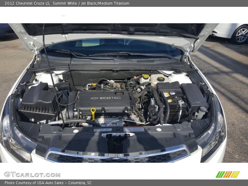 Summit White / Jet Black/Medium Titanium 2012 Chevrolet Cruze LS