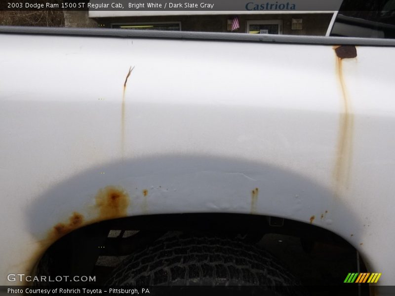 Bright White / Dark Slate Gray 2003 Dodge Ram 1500 ST Regular Cab