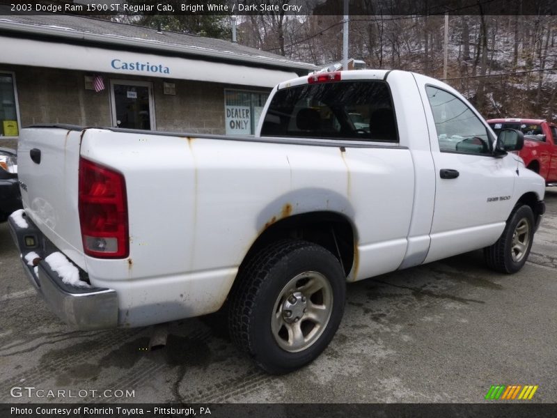 Bright White / Dark Slate Gray 2003 Dodge Ram 1500 ST Regular Cab