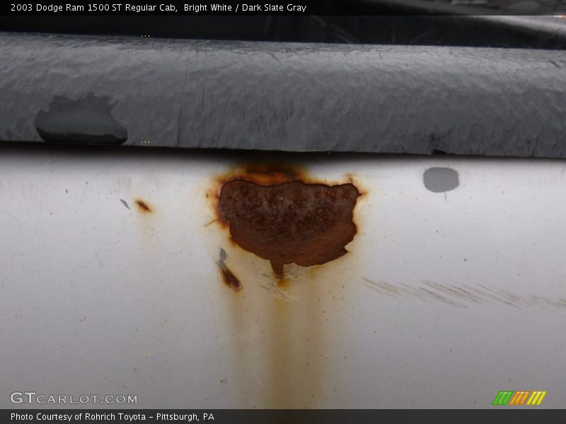 Bright White / Dark Slate Gray 2003 Dodge Ram 1500 ST Regular Cab