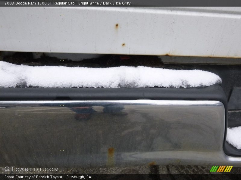 Bright White / Dark Slate Gray 2003 Dodge Ram 1500 ST Regular Cab