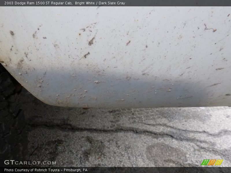 Bright White / Dark Slate Gray 2003 Dodge Ram 1500 ST Regular Cab