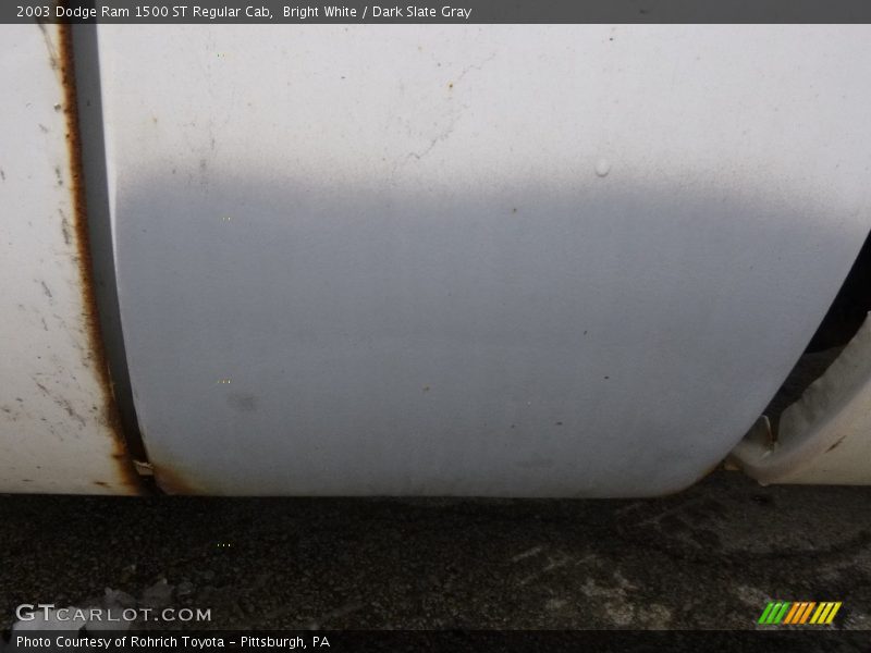 Bright White / Dark Slate Gray 2003 Dodge Ram 1500 ST Regular Cab
