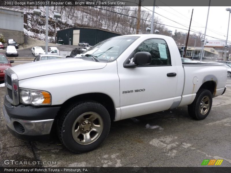 Front 3/4 View of 2003 Ram 1500 ST Regular Cab