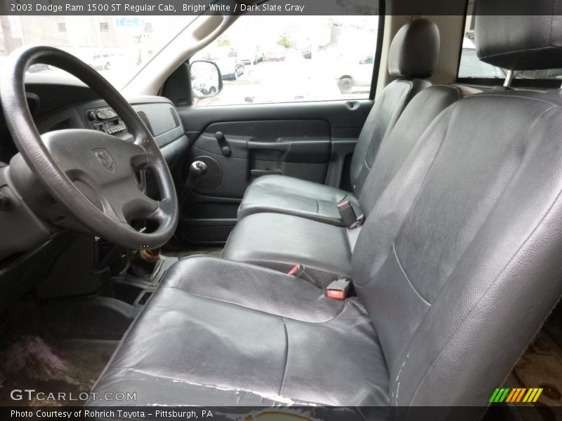 Bright White / Dark Slate Gray 2003 Dodge Ram 1500 ST Regular Cab