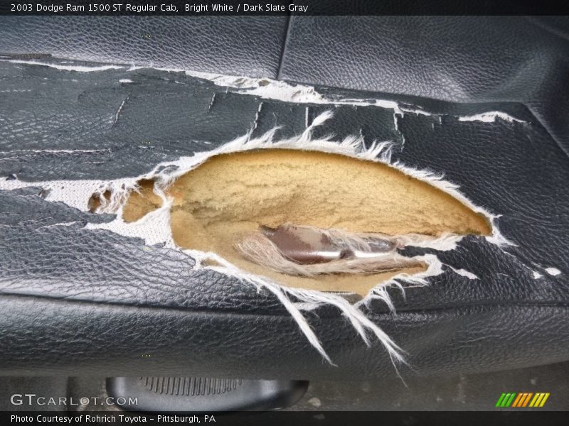Bright White / Dark Slate Gray 2003 Dodge Ram 1500 ST Regular Cab