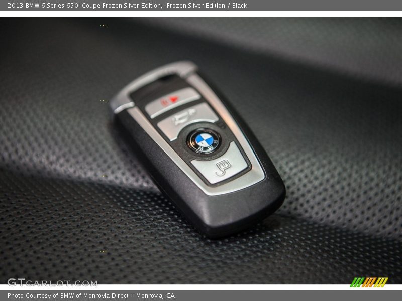 Keys of 2013 6 Series 650i Coupe Frozen Silver Edition