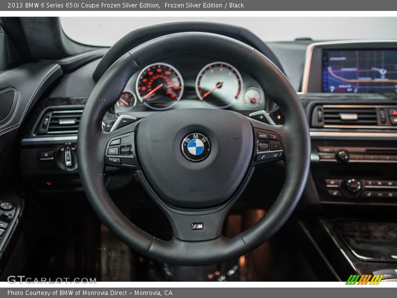  2013 6 Series 650i Coupe Frozen Silver Edition Steering Wheel