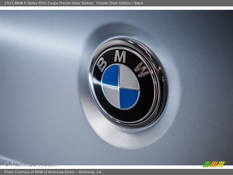 Frozen Silver Edition / Black 2013 BMW 6 Series 650i Coupe Frozen Silver Edition