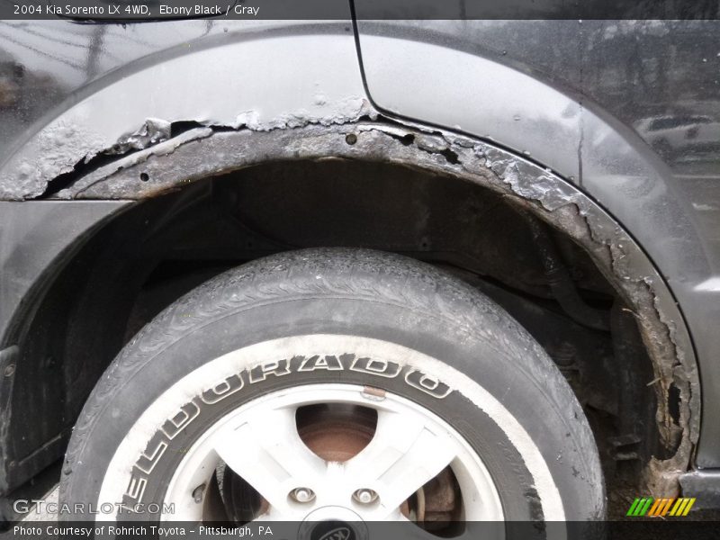 Ebony Black / Gray 2004 Kia Sorento LX 4WD