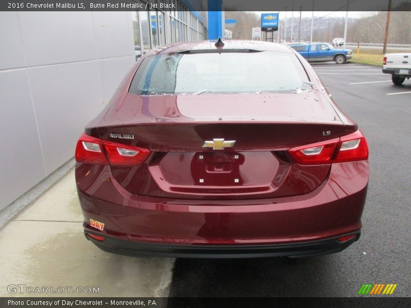 Butte Red Metallic / Jet Black 2016 Chevrolet Malibu LS