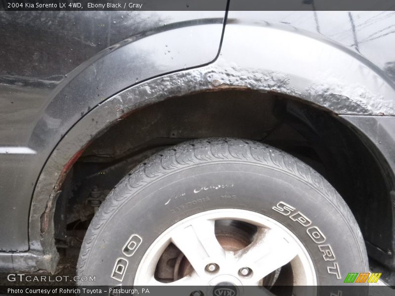 Ebony Black / Gray 2004 Kia Sorento LX 4WD