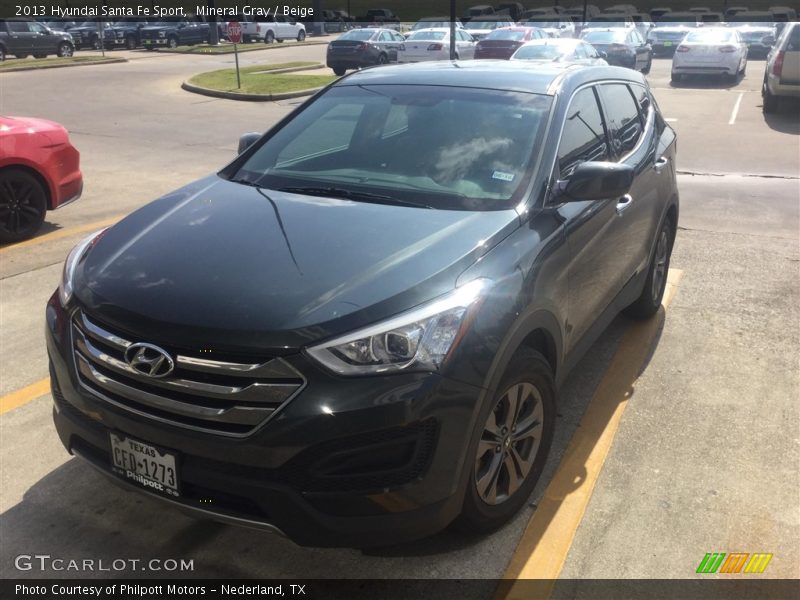 Mineral Gray / Beige 2013 Hyundai Santa Fe Sport