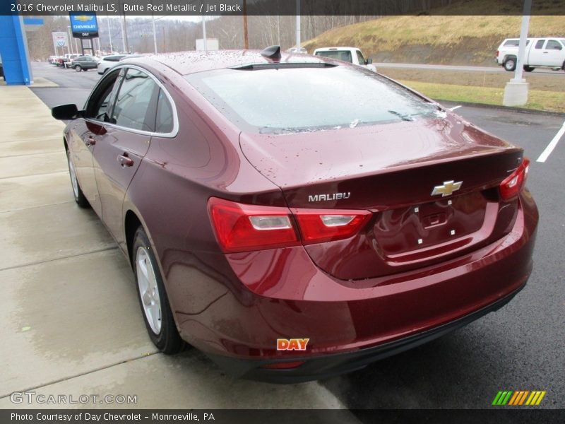 Butte Red Metallic / Jet Black 2016 Chevrolet Malibu LS