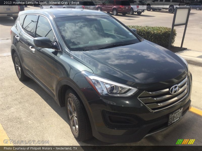 Mineral Gray / Beige 2013 Hyundai Santa Fe Sport