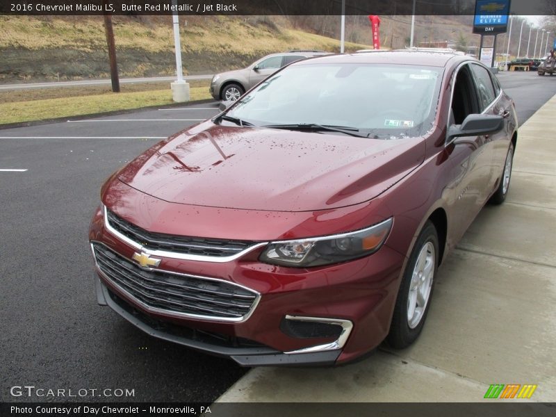 Butte Red Metallic / Jet Black 2016 Chevrolet Malibu LS