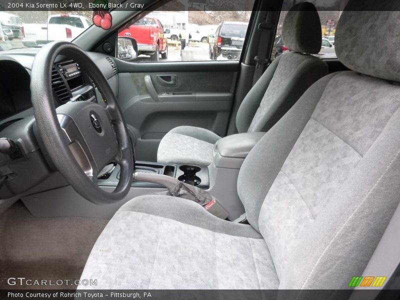Ebony Black / Gray 2004 Kia Sorento LX 4WD