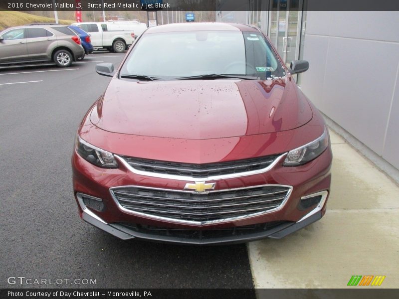 Butte Red Metallic / Jet Black 2016 Chevrolet Malibu LS