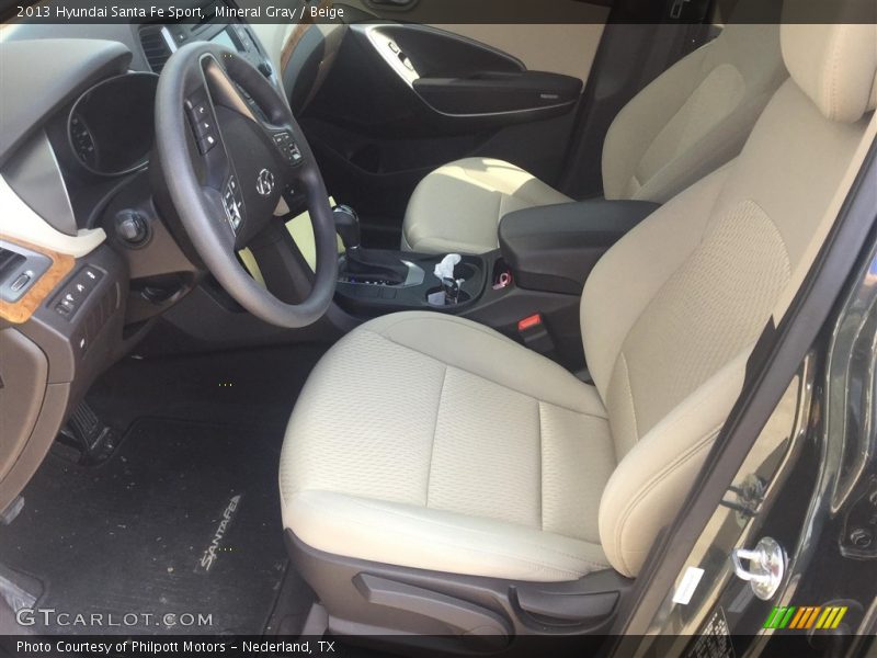 Mineral Gray / Beige 2013 Hyundai Santa Fe Sport